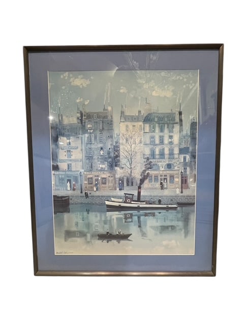 LE CANAL MICHAEL DELACROIX ARCHIVAL PAPER FRAMED (1 of 10)