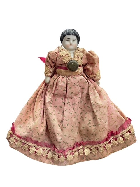 ANTIQUE GERMAN CHINA HEAD DOLL PORCELAIN PAINTED (1 of 11)