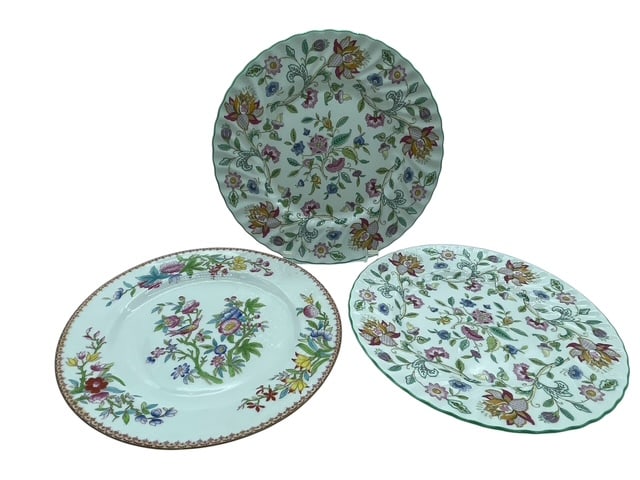 LOT OF 3 ROYAL DOULTON HADDON HALL MINTON PLATES (1 of 12)