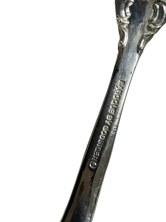 BAROQUE BY GODINGER SILVERPLATE SERVING FLATWARE + - 15