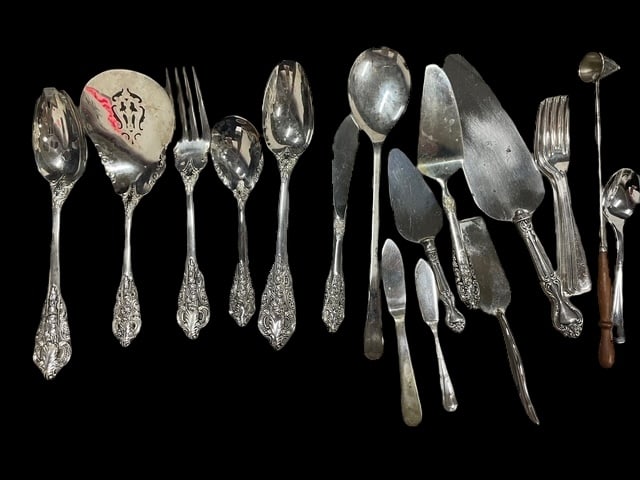 BAROQUE BY GODINGER SILVERPLATE SERVING FLATWARE + (1 of 16)