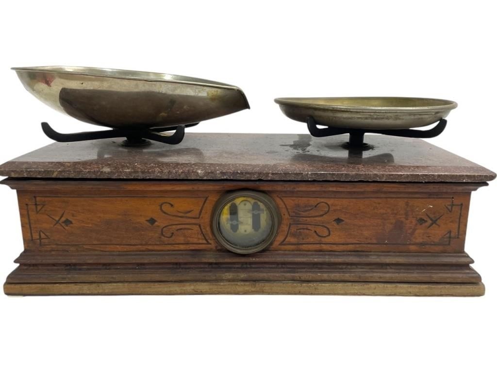 ANTIQUE HENRY TROEMNER APOTHECARY BALANCE SCALE (1 of 10)