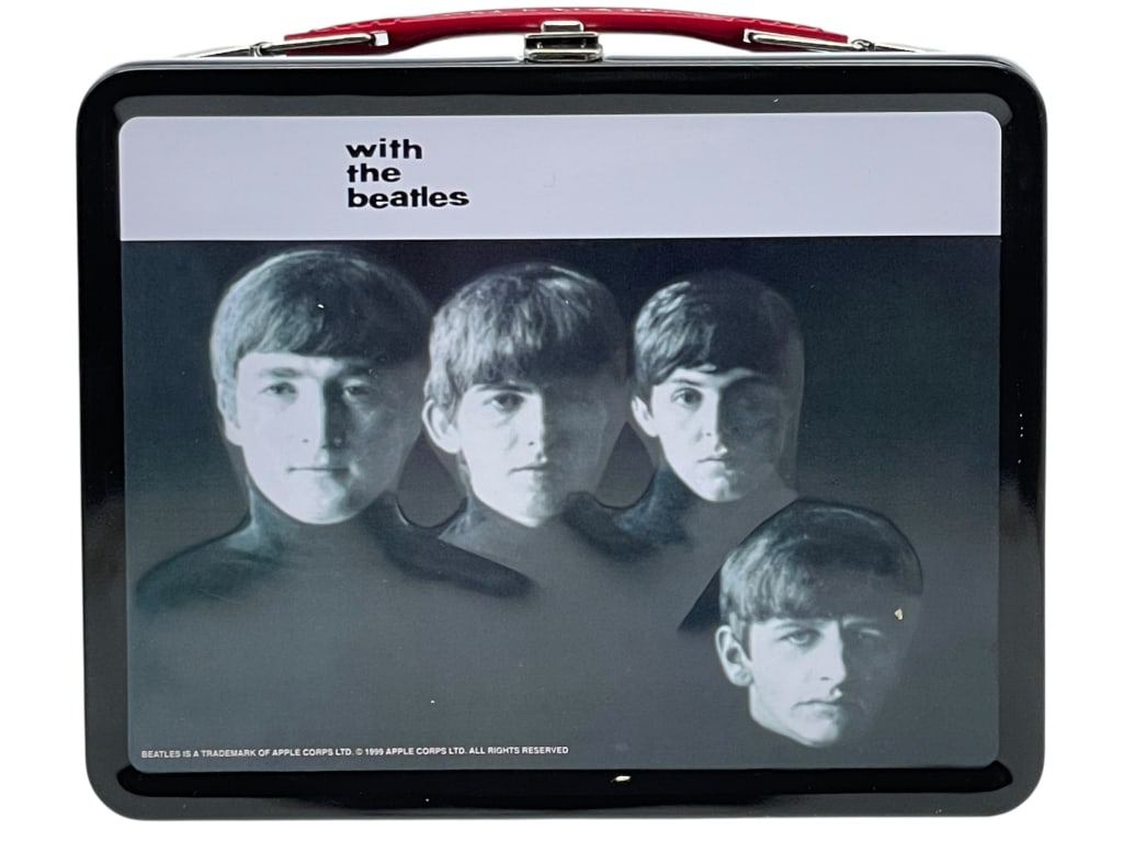 1999 THE BEATLES WITH THE BEATLES METAL LUNCH BOX (1 of 5)