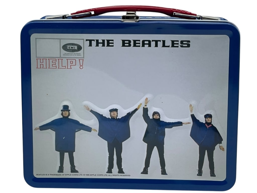THE BEATLES “HELP!?? METAL LUNCH BOX (1 of 6)