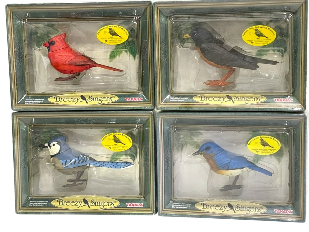 4 TAKARA BREEZY SINGERS BIRDS W SOUND & MOVEMENT: .