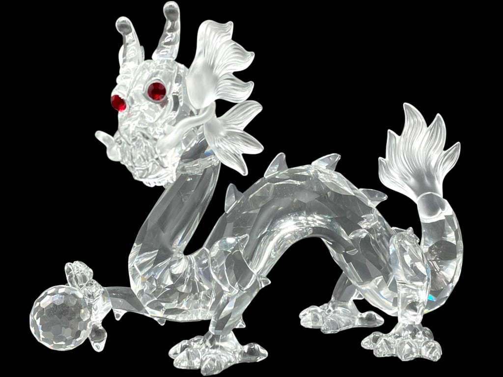 SWAROVSKI CRYSTAL DRAGON FIGURINE W BOX 5" (1 of 11)
