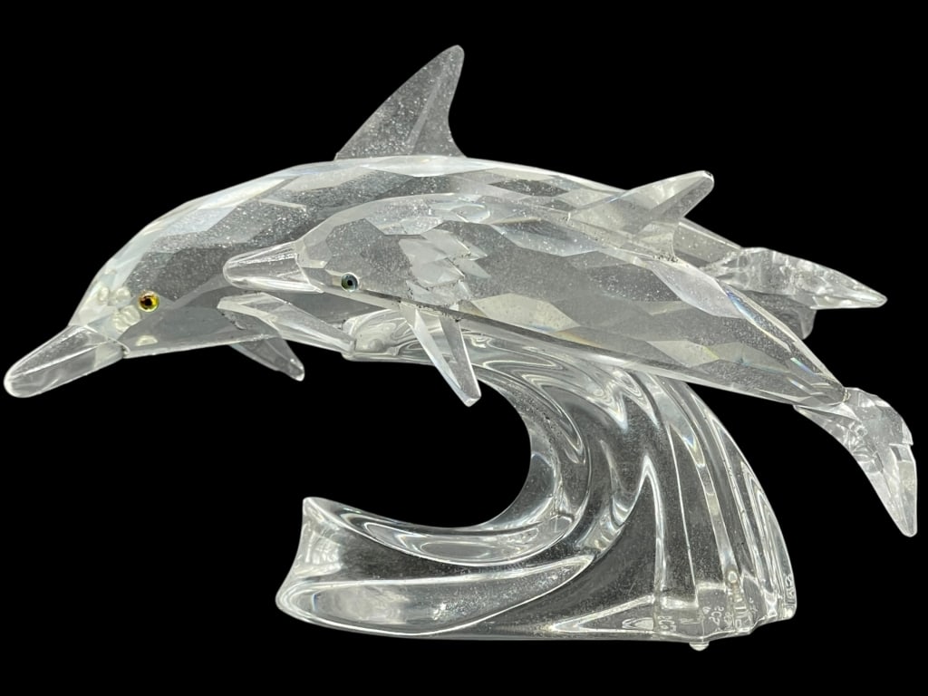 SWAROVSKI LEAD ME DOLPHIN FIGURINE W BOX 5" (1 of 9)