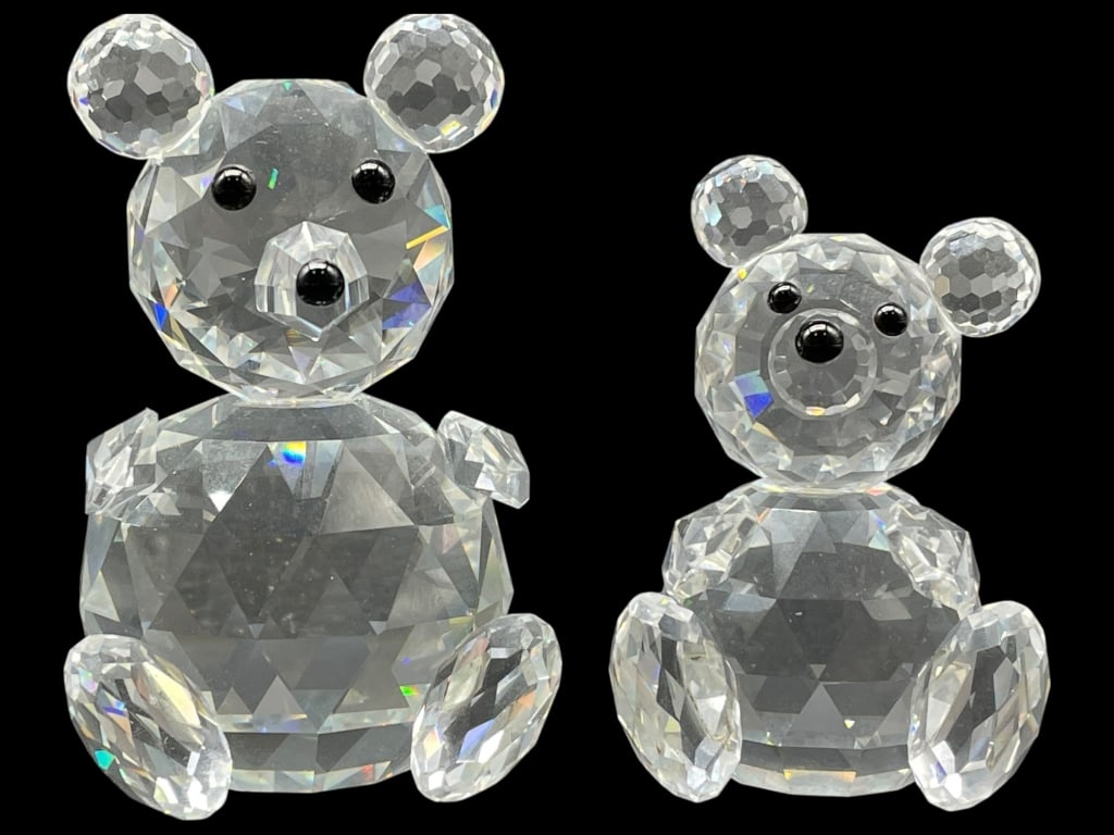 SWAROVSKI CRYSTAL TEDDY BEAR FIGURINES 2.5" (1 of 6)