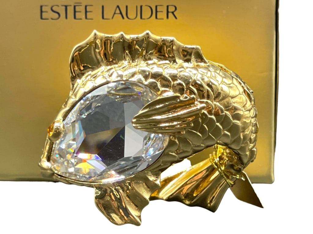 NIB ESTEE LAUDER WHITE LINEN SOLID PERFUME COMPACT (1 of 8)