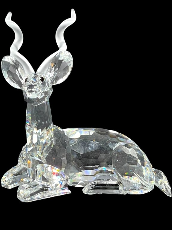 SWAROVSKI CRYSTAL KUDU FIGURINE W BOX 4.5" (1 of 11)