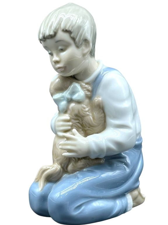 LLADRO MY BEST FRIEND PORCELAIN FIGURINE W BOX 6" (1 of 8)