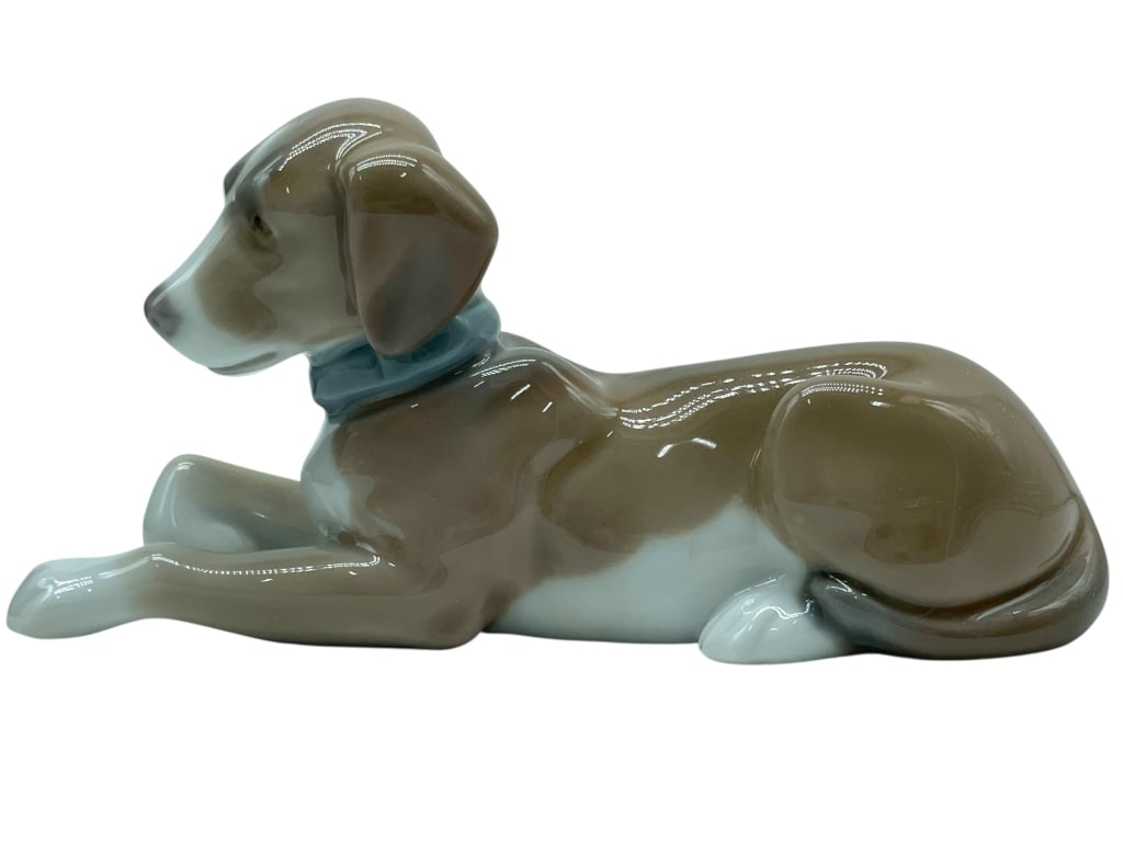 LLADRO PUPPY AT REST FIGURINE W BOX (1 of 7)
