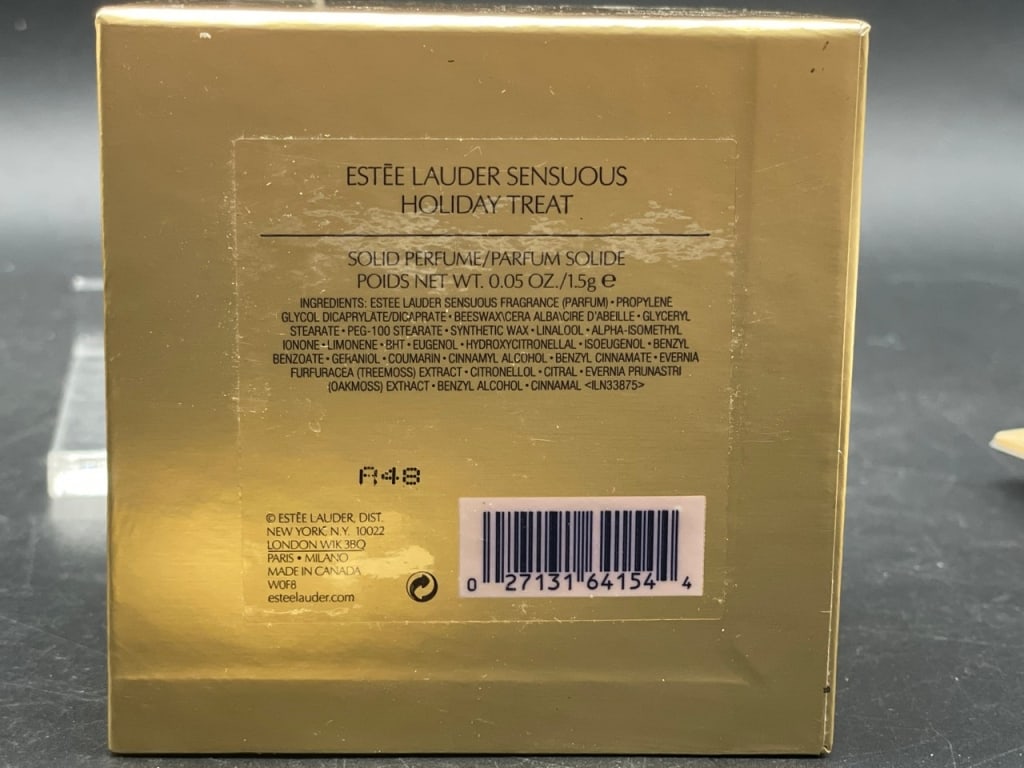 NIB ESTEE LAUDER SENSOUS SOLID PERFUME COMPACT - 6