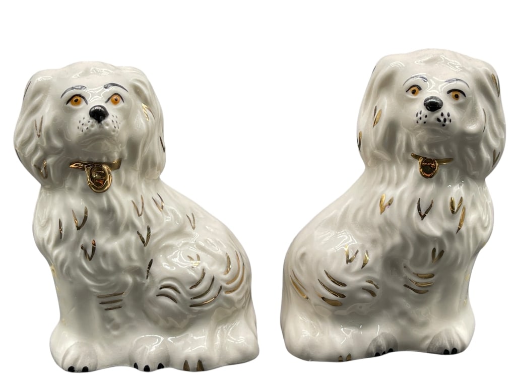 PAIR OF ROYAL DOULTON ENGLISH PORCELAIN FIGURINES (1 of 5)