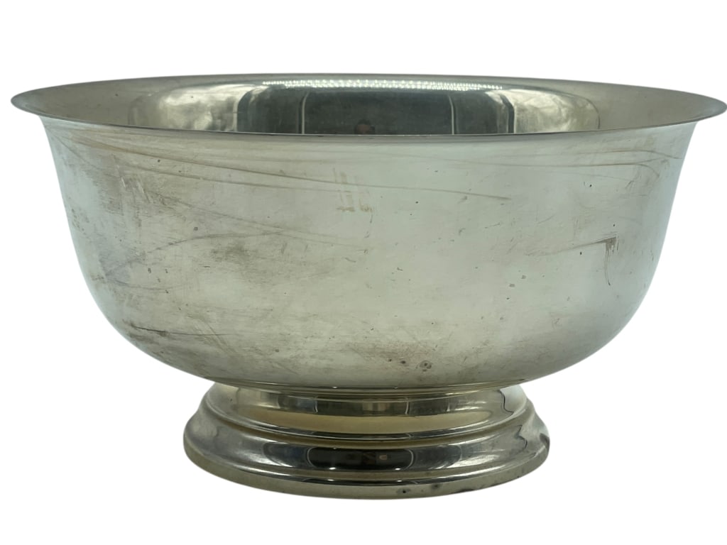 GORHAM STERLING SILVER REVERE BOWL 350g 8" (1 of 7)