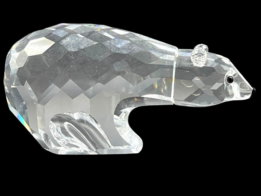 SWAROVSKI CRYSTAL POLAR BEAR FIGURINE 3.5" (1 of 6)