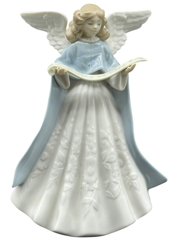 LLADRO PORCELAIN ANGEL TREE TOPPER (1 of 7)