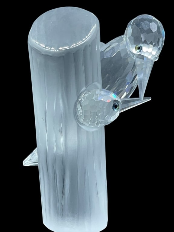 SWAROVSKI WOODPECKERS CRYSTAL FIGURINE 4.5" (1 of 7)