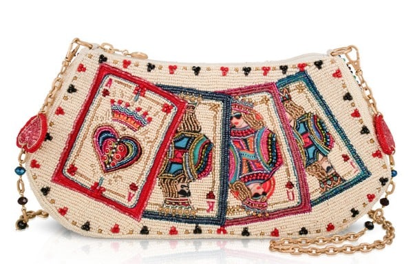 NEW! MARY FRANCES SHUFFLE CARDS BEADED CROSSBODY (1 of 2)