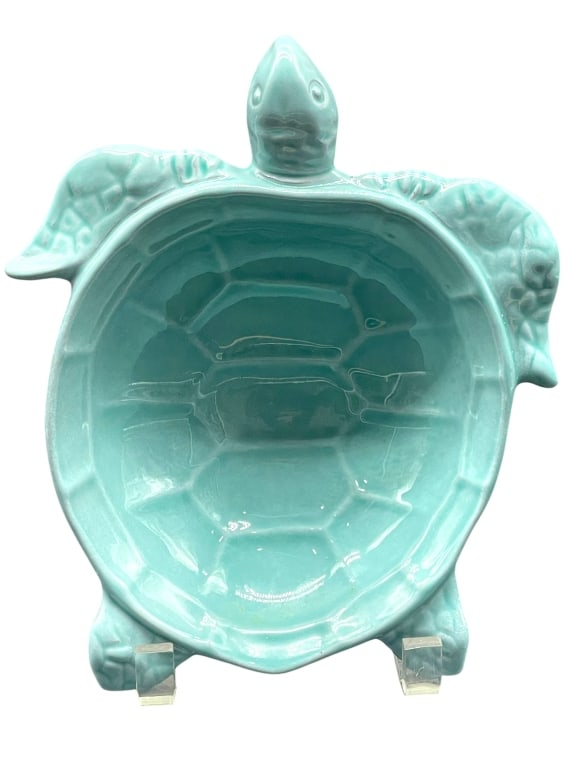 VIETRI INCANTO AQUA TURTLE SERVING DISH 8.5" (1 of 7)