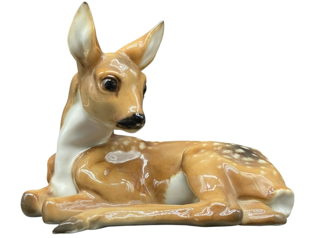 HUTSCHENREUTHER PORCELAIN FAWN 5" (1 of 7)