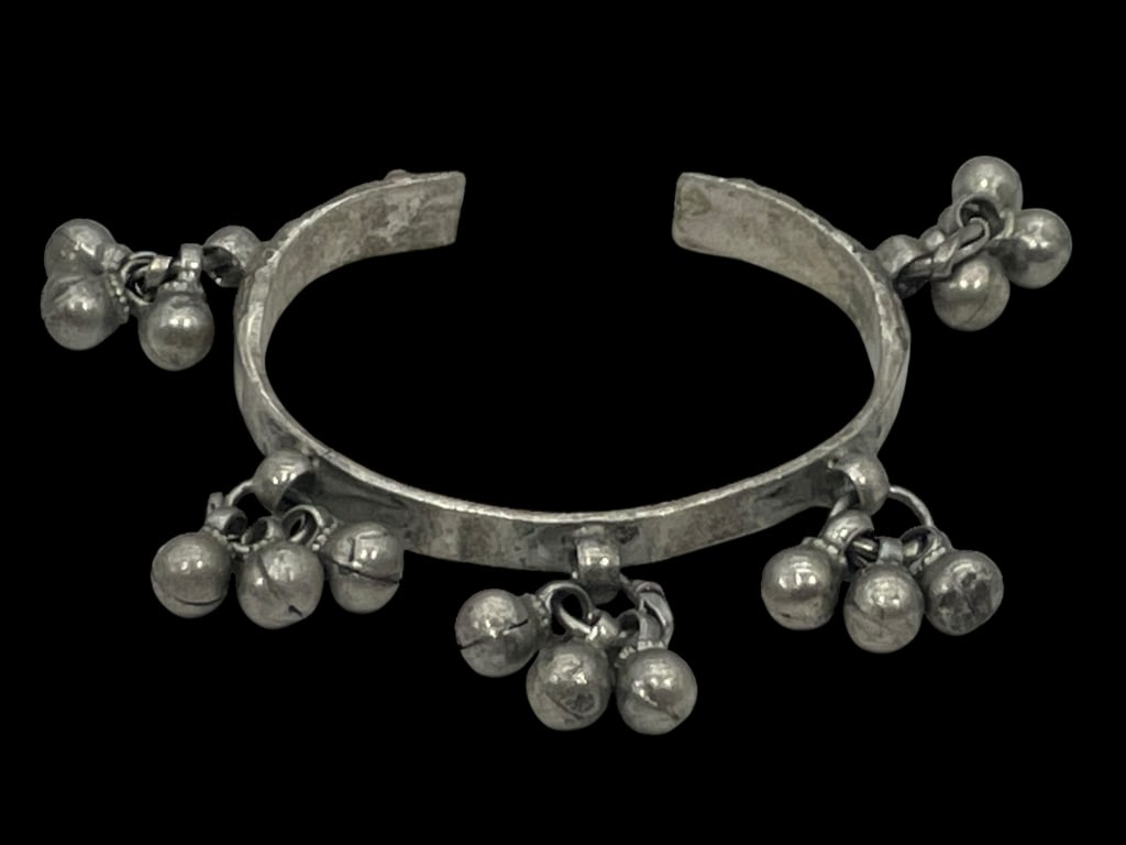 STERLING SILVER GYPSY JINGLE BELLS XS BRACELET 25G (1 of 9)