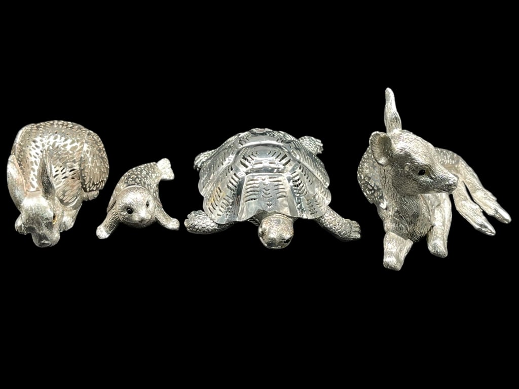 CHRISTOFLE FRANCE SILVER ANIMAL FIGURINES (1 of 1)