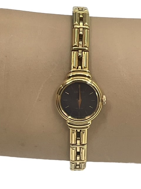 NEW LASALLE GOLD TONE LADIES BRACELET WATCH 6" (1 of 1)