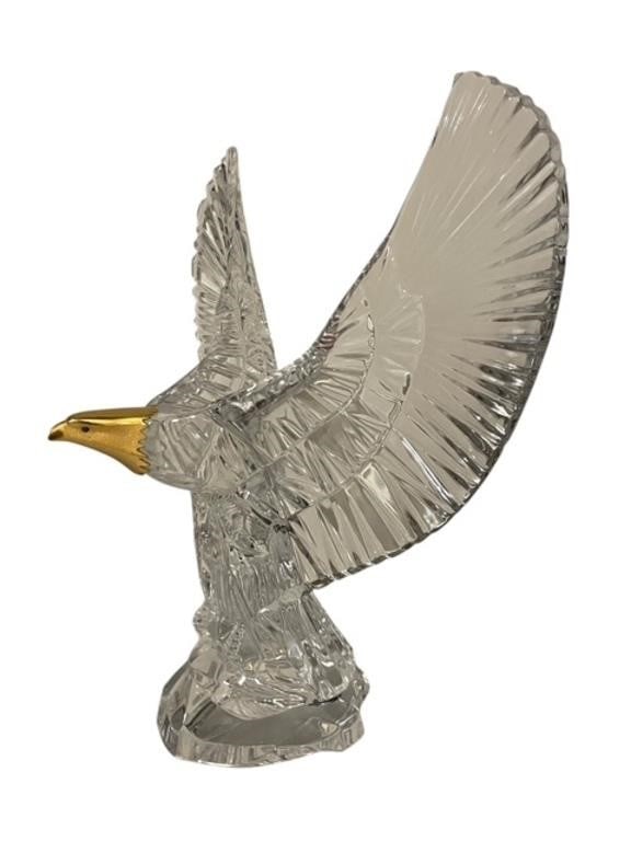 FRANKLIN MINT GERMANY FLY EAGLE CRYSTAL STATUE 10" (1 of 12)