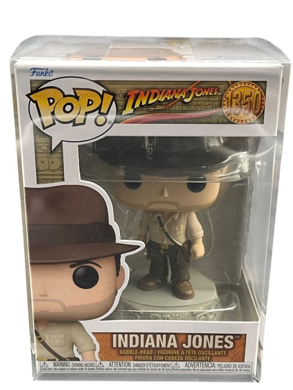 FUNKO POP INDIANA JONES #1350: For ALTERNATE shipping quote or LOCAL PICK-UP DETAILS, please visit dejavuauctionshipping.comFUNKO POP! INDIANA JONES #1350 VINYL BOBBLE-HEAD FIGURE MOVIE COLLECTIBLEOfficial **Funko Pop! vinyl