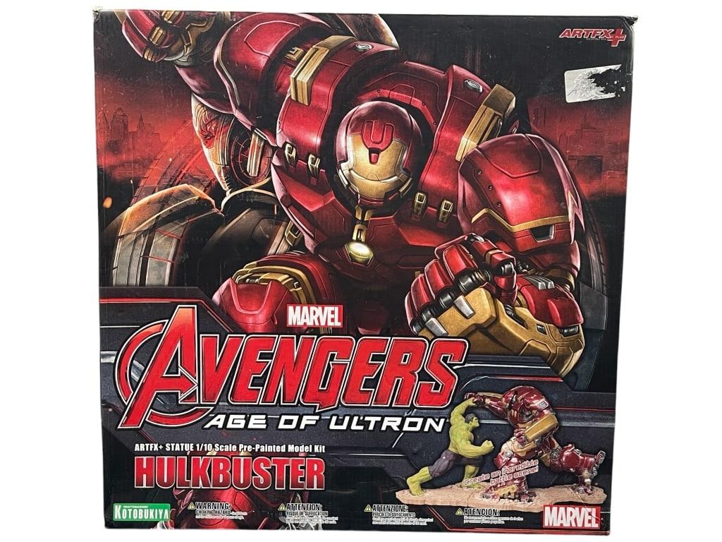 MARVEL AVENGERS AGE OF ULTRON HULKBUSTER ARTFX+ SE: For ALTERNATE shipping quote or LOCAL PICK-UP DETAILS, please visit dejavuauctionshipping.comMARVEL AVENGERS AGE OF ULTRON HULKBUSTER ARTFX+ 1/10 SCALE STATUEHighly collectible Marvel Avengers *Age