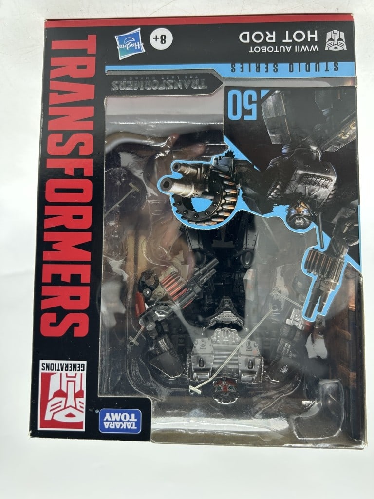 TRANSFORMERS WWII AUTOBOT HOT ROD #50 FIGURE: For ALTERNATE shipping quote or LOCAL PICK-UP DETAILS, please visit dejavuauctionshipping.com HASBRO TAKARA TOMY TRANSFORMERS STUDIO SERIES #50 WWII AUTOBOT HOT ROD ACTION FIGURE Highly collectible Tr