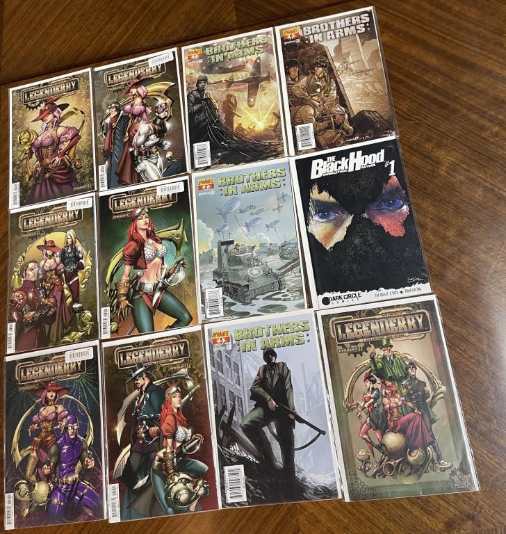 COMIC BOOK LOT OF 12 LEGENDERRY, BROTHERS IN ARMS (1 of 2)