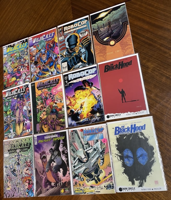 COMIC BOOK LOT OF 12 WILDC.A.T.S. & BLACK HOOD (1 of 2)