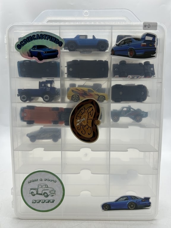 HOT WHEELS DIECAST CAR LOT IN 48 SLOT DISPLAY #6: For ALTERNATE shipping quote or LOCAL PICK-UP DETAILS, please visit dejavuauctionshipping.com HOT WHEELS DIECAST CAR COLLECTION WITH CLEAR 48 CAR DISPLAY CASE #6 Assorted Hot Wheels diecast car collec
