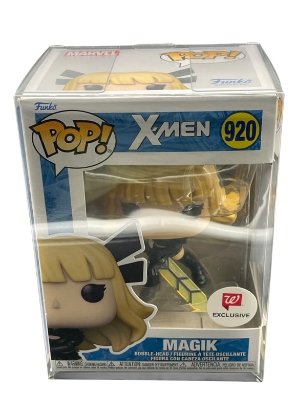 FUNKO POP! X-MEN MAGIK #920 VINYL FIGURE: For ALTERNATE shipping quote or LOCAL PICK-UP DETAILS, please visit dejavuauctionshipping.comFUNKO POP! MARVEL X-MEN MAGIK #920 WALGREENS EXCLUSIVE BOBBLE-HEAD VINYL FIGUREOfficial **Funko Pop!