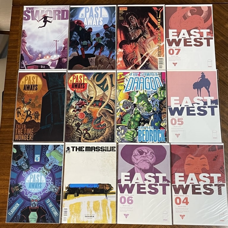 MIXED COMIC BOOK LOT OF 12 EAST OF WEST PAST AWAYS (1 of 2)