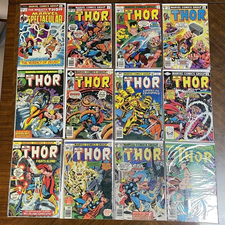 MARVEL MIGHTY THOR COMIC LOT OF 12 (1 of 2)