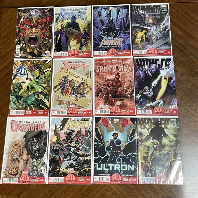 MARVEL COMIC BOOK LOT OF 12 AVENGERS AGE OF ULTRON (1 of 2)
