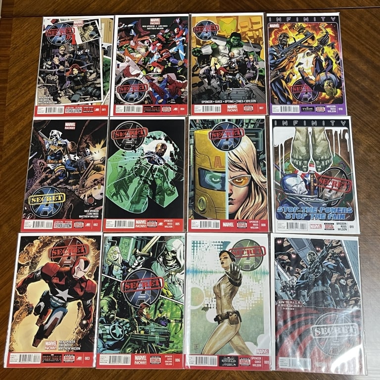 SECRET AVENGERS MARVEL NOW COMIC LOT OF 12 (1 of 2)