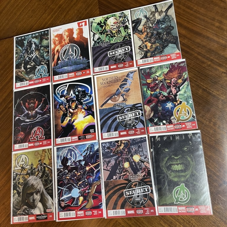 MARVEL AVENGERS INFINITY SECRET COMIC LOT OF 12 (1 of 2)