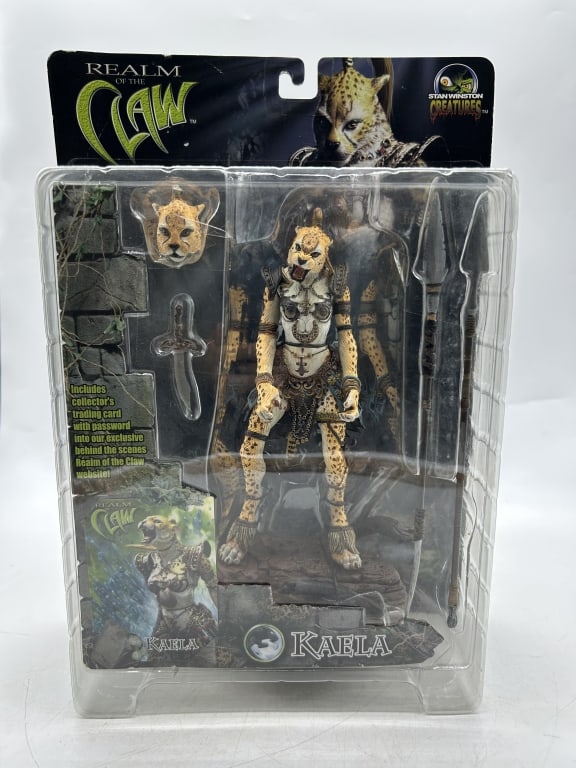 REALM OF THE CLAW STAN WINSTON KAELA ACTION FIGURE: For ALTERNATE shipping quote or LOCAL PICK-UP DETAILS, please visit dejavuauctionshipping.com REALM OF THE CLAW KAELA ACTION FIGURE STAN WINSTON CREATURES COLLECTIBLE Highly detailed Realm of the Claw