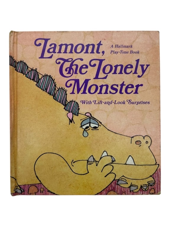 70S LAMONT THE LONELY MONSTER HALLMARK KIDS BOOK: For ALTERNATE shipping quote or LOCAL PICK-UP DETAILS, please visit dejavuauctionshipping.com VINTAGE LAMONT THE LONELY MONSTER HALLMARK LIFT-AND-LOOK CHILDREN’S BOOK Charming vintage children’s b