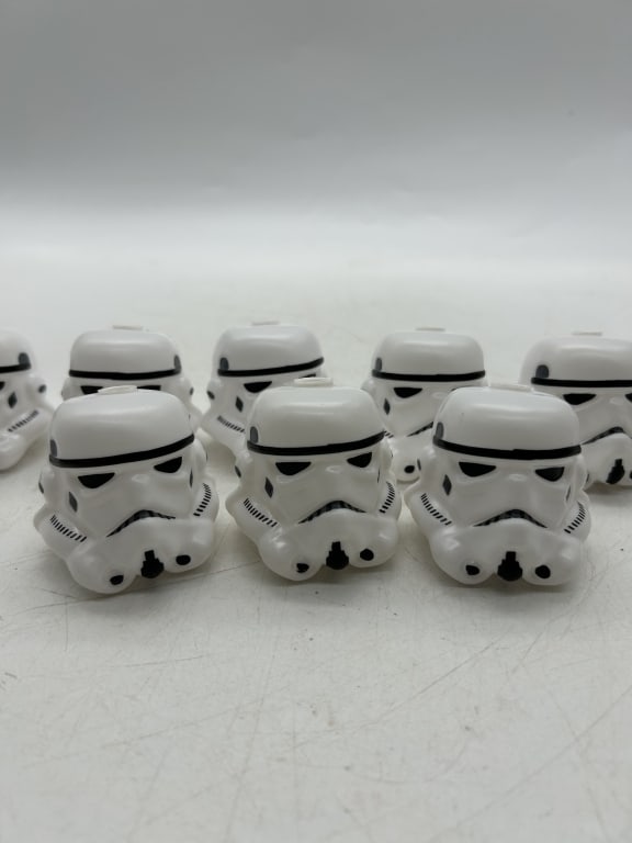 10 PCS STAR WARS STORMTROOPER MINI HELMET LOT (1 of 3)