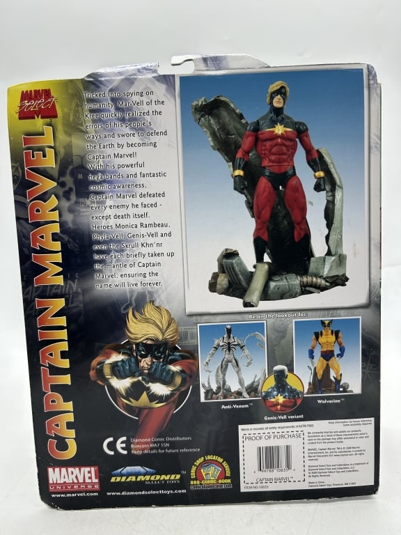 MARVEL SELECT CAPTAIN MARVEL ACTION FIGURE - 5