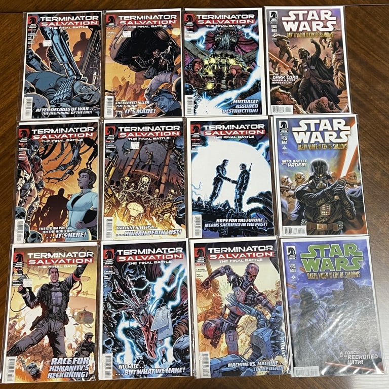 LOT OF 12 CAPTAIN MIDNIGHT & COMIC BOOKS: For ALTERNATE shipping quote or LOCAL PICK-UP DETAILS, please visit dejavuauctionshipping.com LOT OF 12 CAPTAIN MIDNIGHT DARK HORSE COMICS WITH SCION Assorted lot of twelve comic books featuring a str