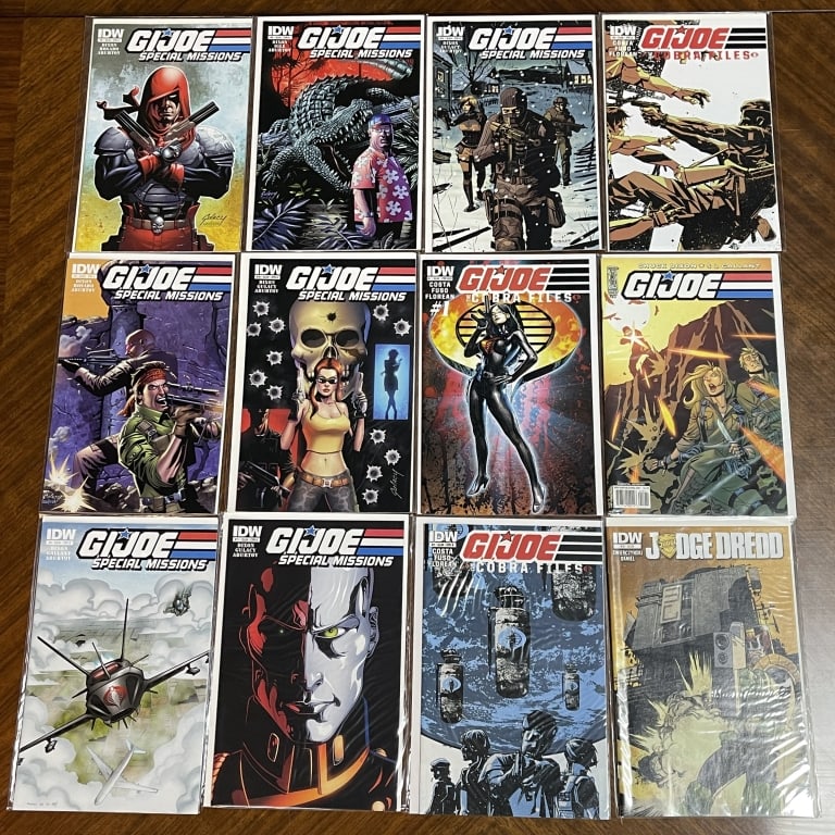 LOT OF 12 GI JOE SPECIAL MISSIONS COMIC BOOKS (1 of 4)