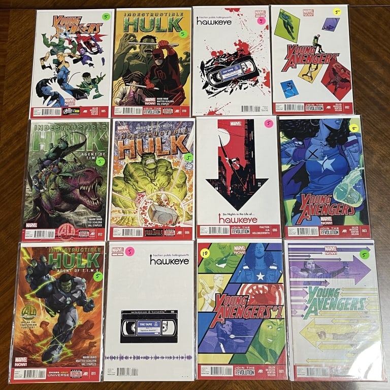 LOT OF 12 MARVEL COMICS YOUNG AVENGERS HULK (1 of 4)