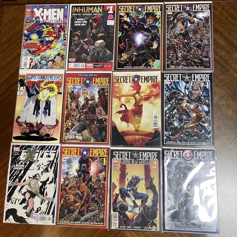LOT OF 12 MARVEL COMICS SECRET EMPIRE X-MEN (1 of 4)