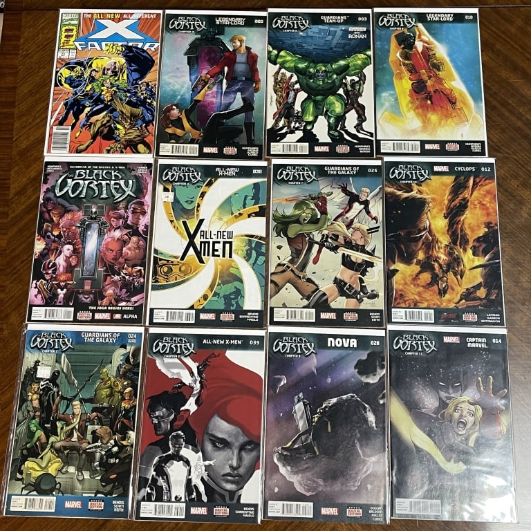 LOT OF 12 MARVEL BLACK VORTEX & X-FACTOR COMICS (1 of 2)